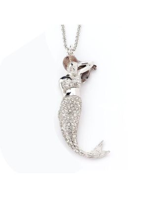Le Sirene Necklace White Strass