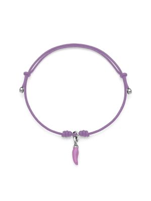 Bracelet with Lilac Mini chili Pepper