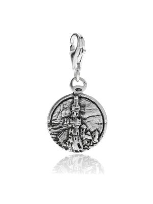 Genoa Lantern Charm in Sterling Silver