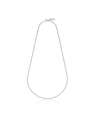 Boule Necklace 45 cm in Sterling Silver