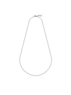 Rolo Micro Necklace 45 cm in Sterling Silver