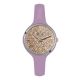 Watch lady in silicone anallergic lavender with quadrant in gloss rosato
