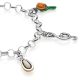 Light Bracelet with Liguria Charms in Sterling Silver and Enamel