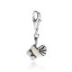 Baby Carriage Charm in Sterling Silver and Enamel