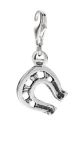 Horseshoe Charm in Sterling Silver