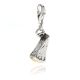 Parmesan Charm in Sterling Silver and Enamel