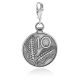 10 Lire Spiga Coin Charm in Sterling Silver