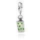 Gorgonzola Charm in Sterling Silver and Enamel