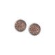 
Lobe earrings with bronze colored stone druzy