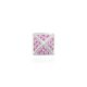 Cube charm pink sapphires