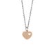 
Necklace with pink perforated heart