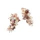 Earrings composition and crystals Swarovski beads inspiration 