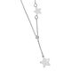 
Necklace with side star and pendant