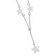 
Necklace with side stars and pendant