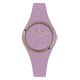 Watch lady in silicone anallergic wisteria and pink ring