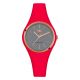 Watch lady in anallergic silicone red strawberry and pink ring
