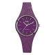 Watch lady silicone glitterato purple and purple quadrant