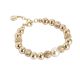 Bracelet with pearl Swarovski light gold