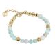 Bracelet with pearls of heavenly Agata