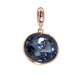 Charm with Swarovski Crystal denim blue
