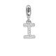 Charm with letter I in zircons