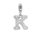 Charm with the letter K in zircons