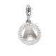 Circular charm in zircons with letter A