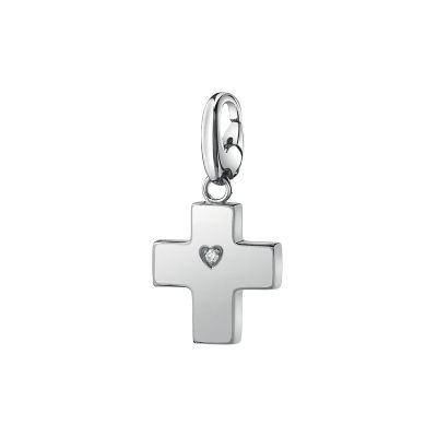 charm of love croce in argento 925