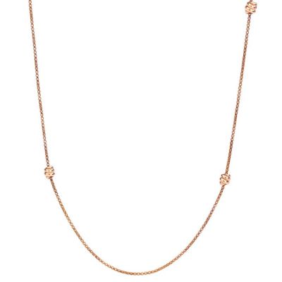 Dodo Collana Nodo Oro Rosa 9kt 80 cm