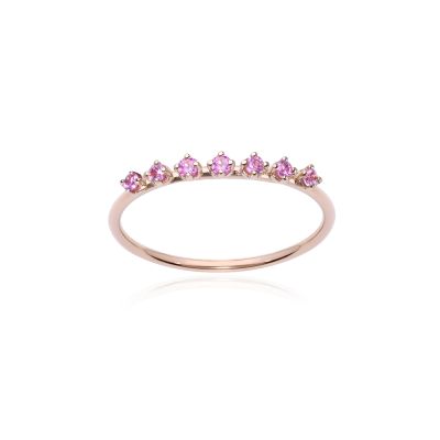 anello pink long solitaire