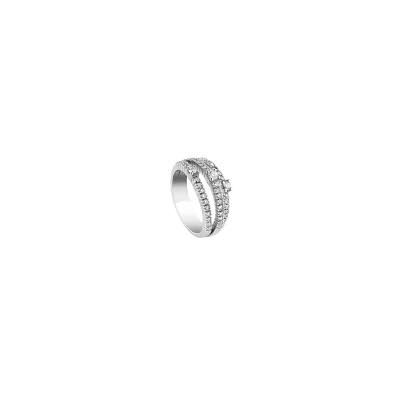 anello san lorenzo in oro bianco e diamanti ct 0.58