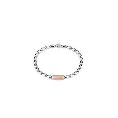 bracciale nirvana in argento 925 oro rosa e diamante