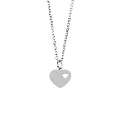 
Necklace with openwork heart