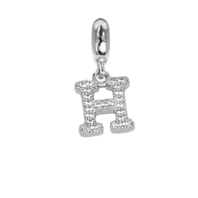 Charm with letter H in zircons