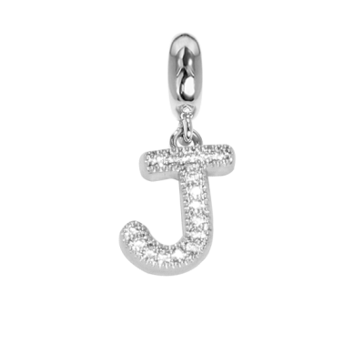 Charm with the letter J in zircons