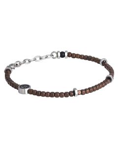 Steel Bracelet and hematite brown