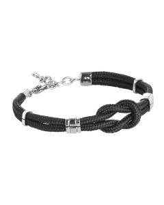 Bracelet in marine lanyard black