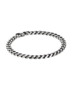 Steel Bracelet with grumetta links