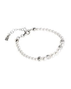 Bracelet with Swarovski beads degradÃ¨ and diamond loops