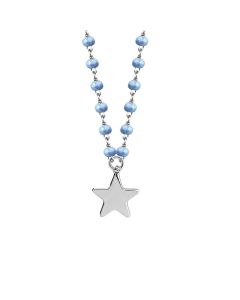 
Necklace with celestial crystals and star