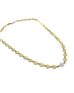 Quaglia Collana Oro Giallo e Bianco e Diamanti E618/P_Co