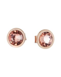 Earrings rosati lobe with Swarovski Crystal blush roses