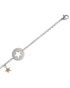 Bracelet with star pendant and central