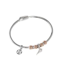 Bracelet with charm in the shape of the ice-cream cone