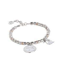 Bracelet beads with pendant "I love my cat"