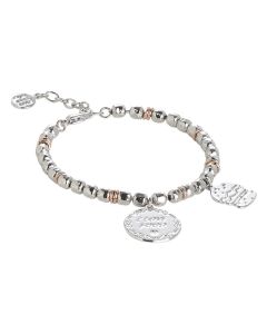 Bracelet beads with pendant "I love food"
