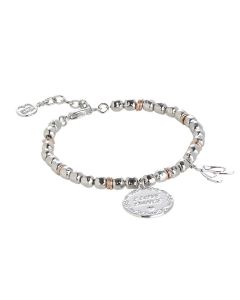 Bracelet beads with pendant "I love dance"