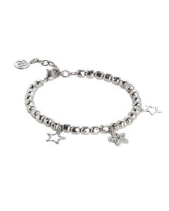 Bracelet beads with charms star and zircons