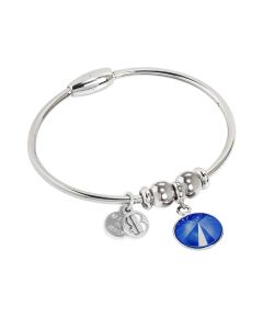 Bracelet with crystal Swarovski crystal royal blue