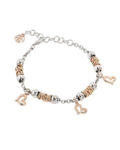 Bracelet beads with hearts rosati